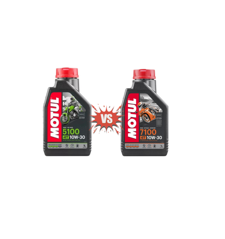 Diferença entre óleo Motul 10W30 5100 e Motul 10W30 7100